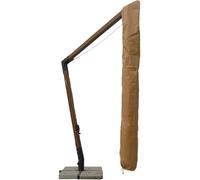 Custodia per Ombrellone Decentrato 3x4 3x3 Metri Tondo Legno Alluminio Impermeab
