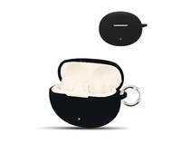 Custodia per OnePlus Nord Buds 3 Pro Wireless Headphones, custodia morbida in silicone, delicata sulla pelle, con bottoni rotondi, protezione completa, colore nero