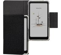 Custodia per Onyx Boox Palma2 Pro (2025 rilasciato) (panno nero) | Flip magnetico staccabile 2 in 1, copertura trasparente in TPU, spegnimento automatico/sveglia, fibbia con chiusura magnetica