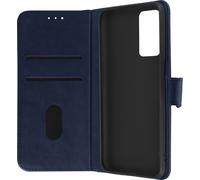 Custodia per Oppo A16, A16s e A54s con Portacarte e Funzione Supporto Blu Notte