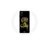 Custodia per Oppo A16 Logo Cobra Kai Giallo Su Fondo Nero Poster Serie