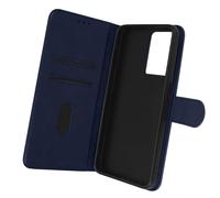 Custodia per Oppo A57 / A57s, Portacarte e Funzione Supporto Blu Notte