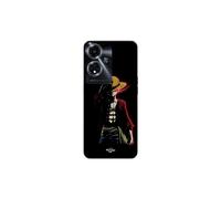 Custodia per Oppo A59 5G one piece manga anime luffy sfondo nero