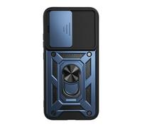 Custodia per Oppo A6 Pro con Anello Supporto e Copertura Fotocamera Scorrevole