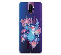 Custodia per OPPO A9 2020 - A5 2020 Ufficiale di Lilo & Stitch Stitch Graffiti per proteggere il tuo cellulare. Custodia per OPPO in silicone flessibile con licenza ufficiale Disney.