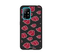 Custodia per OPPO A94 5G Ufficiale Naruto, Akatsuki per proteggere il tuo cellulare. Custodia in silicone liquido nero flessibile con licenza ufficiale