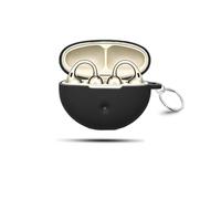 Custodia per Oppo Enco Clip2 Wireless Headphones,daunke Soft Silicone Custodia protettiva delicata sulla pelle con fibbia rotonda, protezione completa, nero