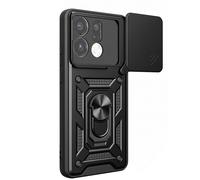 Custodia per Oppo Find X9 Copertura Fotocamera Girevole e Anello Supporto