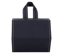 Custodia per organizer da viaggio per occhiali da sole, custodia per occhiali da sole da viaggio, scatola portaoggetti per organizer da appendere a 6 slot per contenitore e(black)