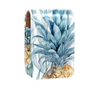 Custodia per organizer per rossetto da viaggio,borsa per trucco portatile con specchio,ananas alla frutta