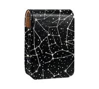 Custodia per organizer per rossetto da viaggio,borsa per trucco portatile con specchio,Mappa del cielo della costellazione