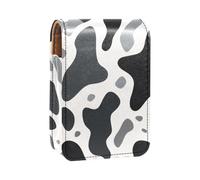 Custodia per organizer per rossetto da viaggio,borsa per trucco portatile con specchio,Modello di stampa artistica astratta animale