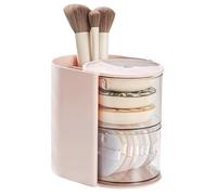 Custodia per organizzare la spugna e la spazzola di trucco alla moda trasparente robusta strumento di bellezza 2 in 1 contenitore per viaggio uso domestico custodia portatile per trucco, F, D