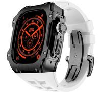 Custodia per orologi in acciaio inossidabile in stile RM+kit mod con fascia orologio in gomma ， per ultra 8 49 mm modifica fai -da -te sport sostituzione in gomma orologio k kit kit di kit moder