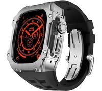 Custodia per orologi in acciaio inossidabile in stile RM+kit mod con fascia orologio in gomma ， per ultra 8 49 mm modifica fai -da -te sport sostituzione in gomma orologio k kit kit di kit moder