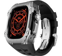 Custodia per orologi in acciaio inossidabile in stile RM+kit mod con fascia orologio in gomma ， per ultra 8 49 mm modifica fai -da -te sport sostituzione in gomma orologio k kit kit di kit moder