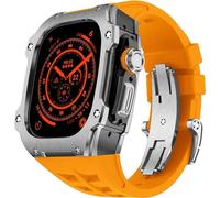 Custodia per orologi in acciaio inossidabile in stile RM+kit mod con fascia orologio in gomma ， per ultra 8 49 mm modifica fai -da -te sport sostituzione in gomma orologio k kit kit di kit moder
