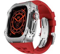 Custodia per orologi in acciaio inossidabile in stile RM+kit mod con fascia orologio in gomma ， per ultra 8 49 mm modifica fai -da -te sport sostituzione in gomma orologio k kit kit di kit moder