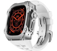 Custodia per orologi in acciaio inossidabile in stile RM+kit mod con fascia orologio in gomma ， per ultra 8 49 mm modifica fai -da -te sport sostituzione in gomma orologio k kit kit di kit moder