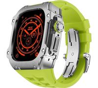 Custodia per orologi in acciaio inossidabile in stile RM+kit mod con fascia orologio in gomma ， per ultra 8 49 mm modifica fai -da -te sport sostituzione in gomma orologio k kit kit di kit moder