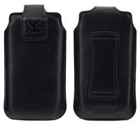 Custodia per Panasonic KX-TU550 Vera Pelle Einschubhülle Cellulare Protettiva