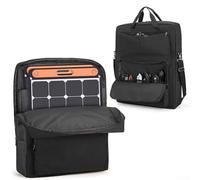 Custodia per pannelli solari, borsa imbottita per Jackery SolarSaga 100W, ROCKPALS e per togo, borsa da trasporto Oxford impermeabile per 2 pannelli batteria