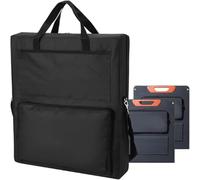 Custodia per pannelli solari, compatibile con pannello solare portatile, con Jackery Solar Saga 100/200, borsa per pannello solare, borsa da viaggio con pannello solare per 2 pannelli solari (64,8 x