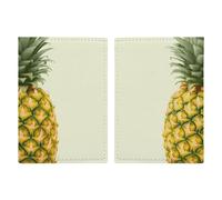 Custodia per passaporto con ananas fresco, custodia protettiva per passaporto, con slot per passaporti, portafoglio da viaggio, per donne e uomini