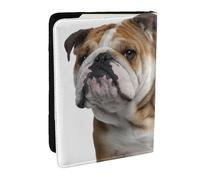 Custodia per passaporto con bulldog inglese, per viaggi, RFID, custodia per passaporto, portafoglio in pelle PU, custodia per passaporto carino per donne e uomini