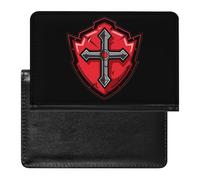 Custodia per passaporto con crociata dei cavalieri templari e crociata, custodia per passaporto con slot per carte di credito, custodia per passaporto da viaggio, Stile:, Taglia unica