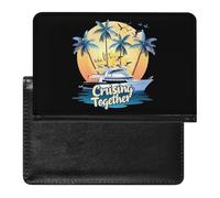 Custodia per passaporto con scritta "I Love It When We're Cruising Together", per uomo e donna, in pelle ecologica in poliuretano