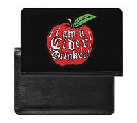Custodia per passaporto con scritta "I'm A Cider Drinker", con scomparto per carte di credito, custodia per passaporto da viaggio, Stile:, Taglia unica