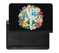 Custodia per passaporto con simbolo della pace, colomba, piccione, uccello, carino, con slot per carte di credito, custodia per passaporto da viaggio, Stile:, Taglia unica