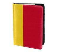 Custodia per passaporto con stampa bandiera della Romania, portafoglio da viaggio sottile e leggero, accessorio universale alla moda per adulti