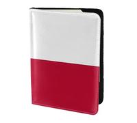 Custodia per passaporto con stampa della bandiera del Texas, portafoglio da viaggio sottile e leggero, accessorio universale alla moda per adulti
