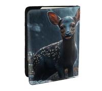 Custodia per passaporto con stampa "It's A Rainy Day for Little Deer", da viaggio, in pelle PU, per uomini e donne, 16,5 cm
