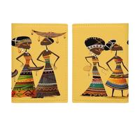 Custodia per passaporto creativa della cultura africana per donne e uomini moda porta passaporto copertura portatile protezione per carta d'identità titolare squisita organizzatore di documenti da