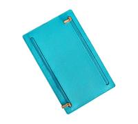 Custodia per passaporto - Custodia per passaporto, morbida custodia in pelle PU con 4 cerniere - Borse multifunzione vintage per il viaggio, Malachite Blue, vedi descrizione, Vedi descrizione