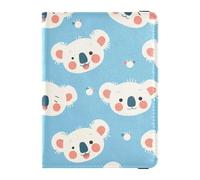 Custodia per passaporto da viaggio con koala Bears, custodia per passaporto, per donne e uomini, con slot per carte di credito