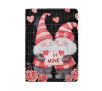 Custodia per passaporto e carta d'imbarco, da uomo, Coppia carina gnomi essere mio