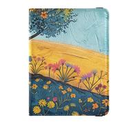 Custodia per passaporto e carte di vaccino in pelle con albero magico personalizzabile, custodia a portafoglio leggera, L'Albero magico, 1 size