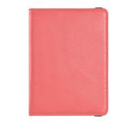 Custodia per passaporto e carte di vaccino, in pelle rossa, anguria, con blocco RFID, leggero, Rosso cocomero, 1 size