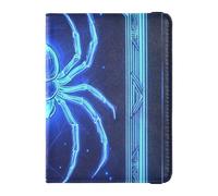 Custodia per passaporto in pelle colorata misteriosa per tarocchi astrologici, custodia per passaporto, con scomparto per carte di vaccino, leggera, Tarocchi misteriosi colorati astrologici, 1 size