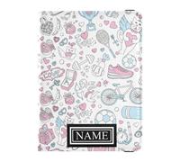 Custodia per passaporto in pelle con nome personalizzato, impermeabile, porta soldi e carte di credito, per viaggi in famiglia, elementi essenziali per sport e amore