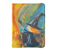 Custodia per passaporto in pelle con scritta "Witches Are Brewing Potions", custodia protettiva per documenti da viaggio, ultra sottile, Le streghe stanno preparando pozioni, 1 size