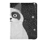 Custodia per passaporto in pelle estetica Ragdoll Cat Custodia per passaporto Combo Custodia per passaporto Custodia per documenti da viaggio Porta passaporto Leggero, Gatto Ragdoll Estetico, 1 size