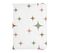 Custodia per passaporto in pelle marrone verde San Valentino Love custodia per passaporto custodia per passaporto custodia a portafoglio leggera, Amore di San Valentino verde marrone, 1 size