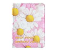 Custodia per passaporto in pelle personalizzata Portafoglio Sweet Daisy San Valentino personalizzato Vaccino Custodia protettiva per passaporto Custodia a portafoglio impermeabile