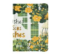 Custodia per passaporto in pelle PU Combo Ultra Sottile Copertura per passaporto per donne uomini Documenti Organizer Accessori Viaggio St.Patrick's Kisses Wishes, Auguri di baci di San Patrizio, 1