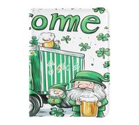 Custodia per passaporto in pelle PU leggera combinata per donne uomini famiglia carino passaporto libro viaggio camion di benvenuto di San Patrizio, Camion di benvenuto di San Patrizio, 1 size, Casual